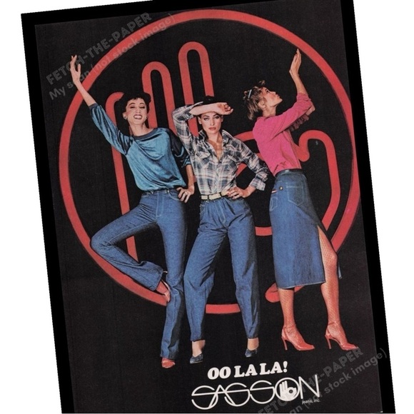 Vintage 70s Sasson Fair Isle V Neck Cardigan Sweater Oo La La Small Retro - Picture 3 of 15